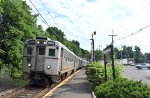 WB NJT Arrow III Set arriving into New Providence Station